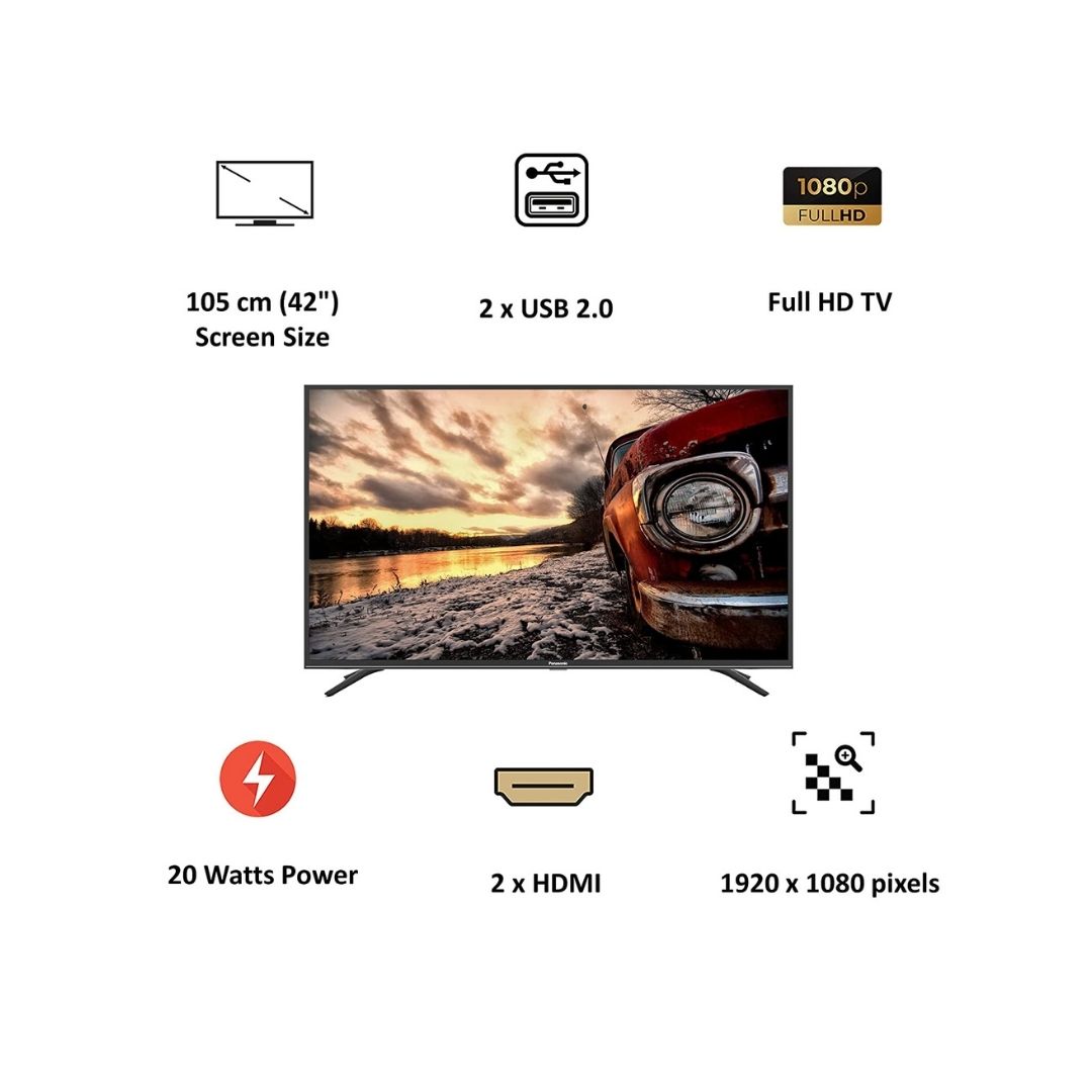 Panasonic Viera 80cm (32 Inch) HD Ready LED Android Smart TV (Dolby Digital, TH-32JS660DX, Black)