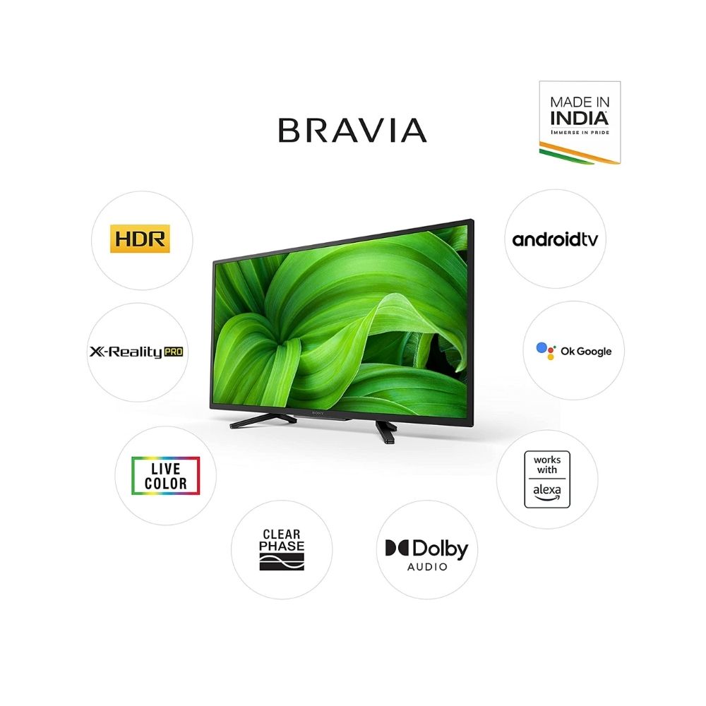 Sony Bravia 80 cm (32 inches) HD Ready Smart Android LED TV KD-32W830 (Black) (2021 Model)