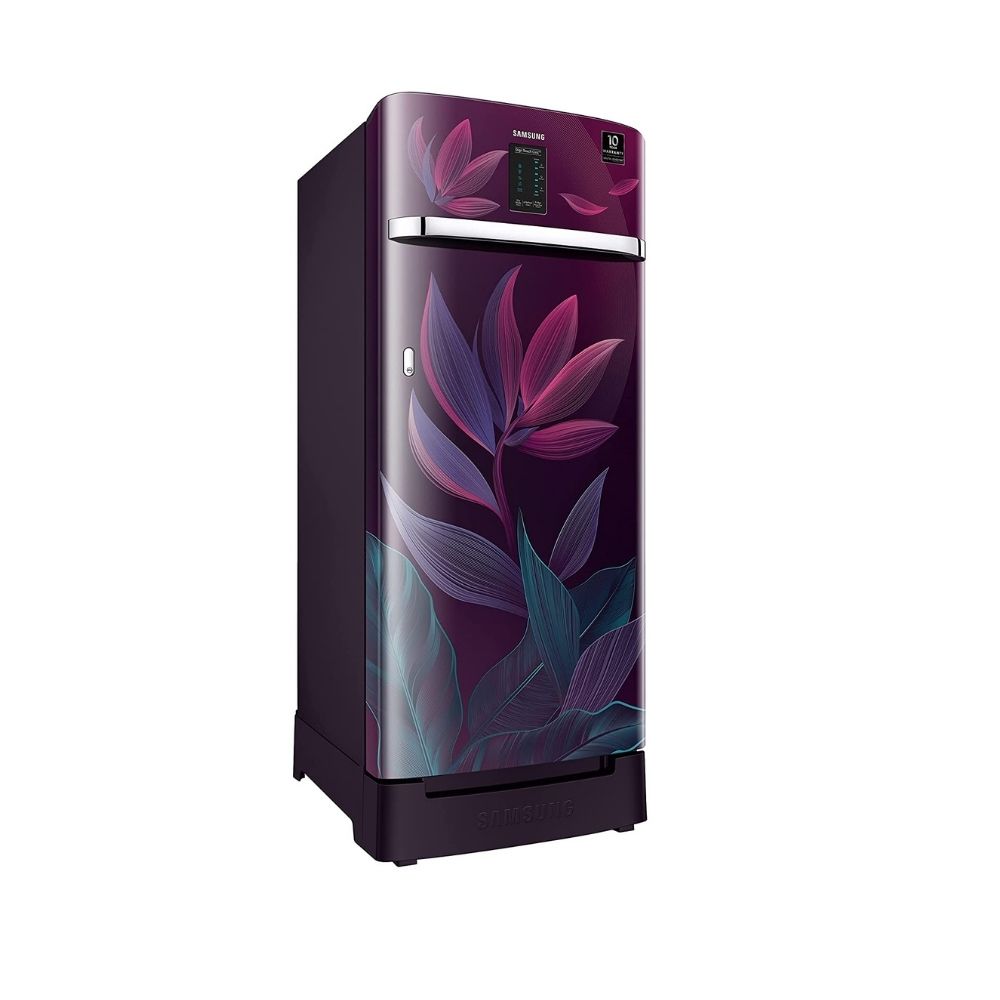 Samsung 225 L 3 Star Direct Cool Single Door Refrigerator Paradise Bloom Purple (RR23A2F2Y9R)