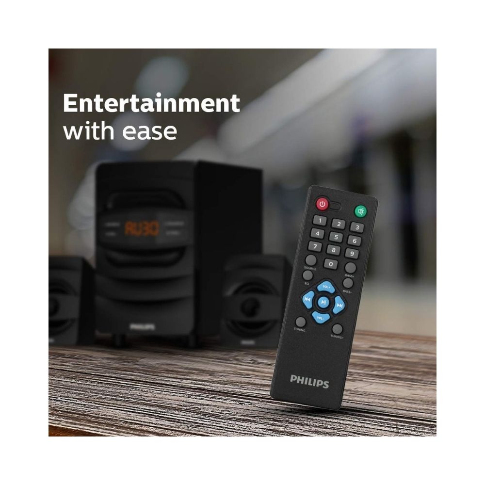 Philips Audio MMS2625B 2.1 CH Bluetooth Multimedia Speakers (Black)