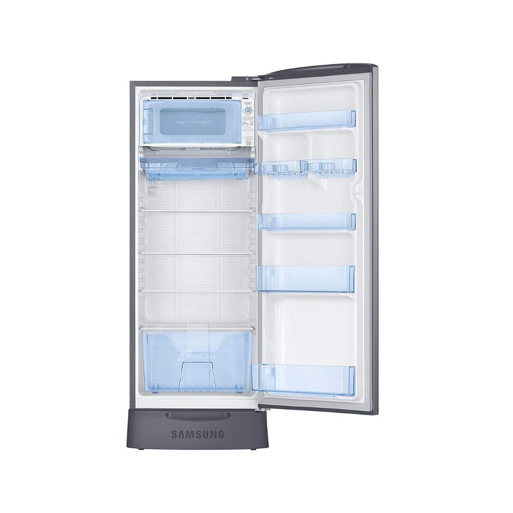 Samsung 230 L 3 Star Inverter Direct Cool Single Door Refrigerator Silver (RR24A282YS8/NL)