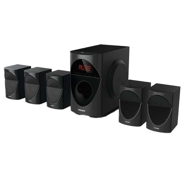 Philips SPA5190B/94 90 W Bluetooth Home Theatre (Black, 5.1 Channel)