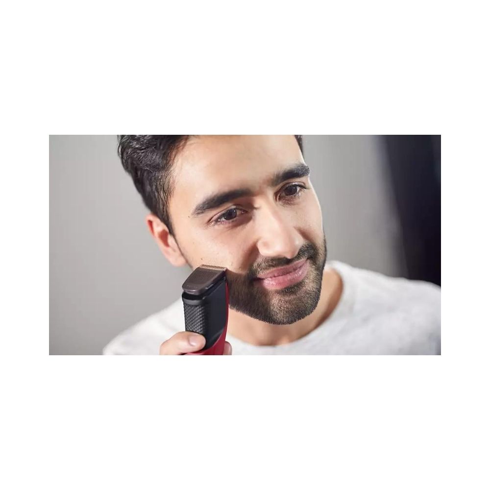 Philips BT1235/15 Runtime: 60 min Trimmer for Men (Maroon)