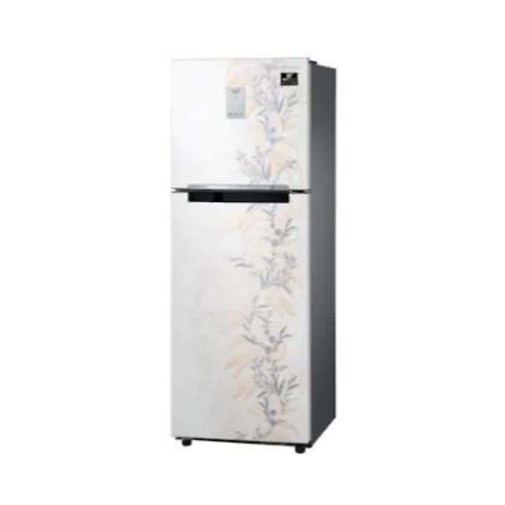 Samsung 222 L 3 Star Frost Free Double Door Refrigerator Mystic Overlay White (RT28T3A336W/HL)