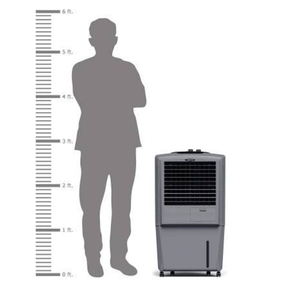 Symphony 27 L Room/Personal Air Cooler  (Grey, Hiflo 27 L Air Cooler)