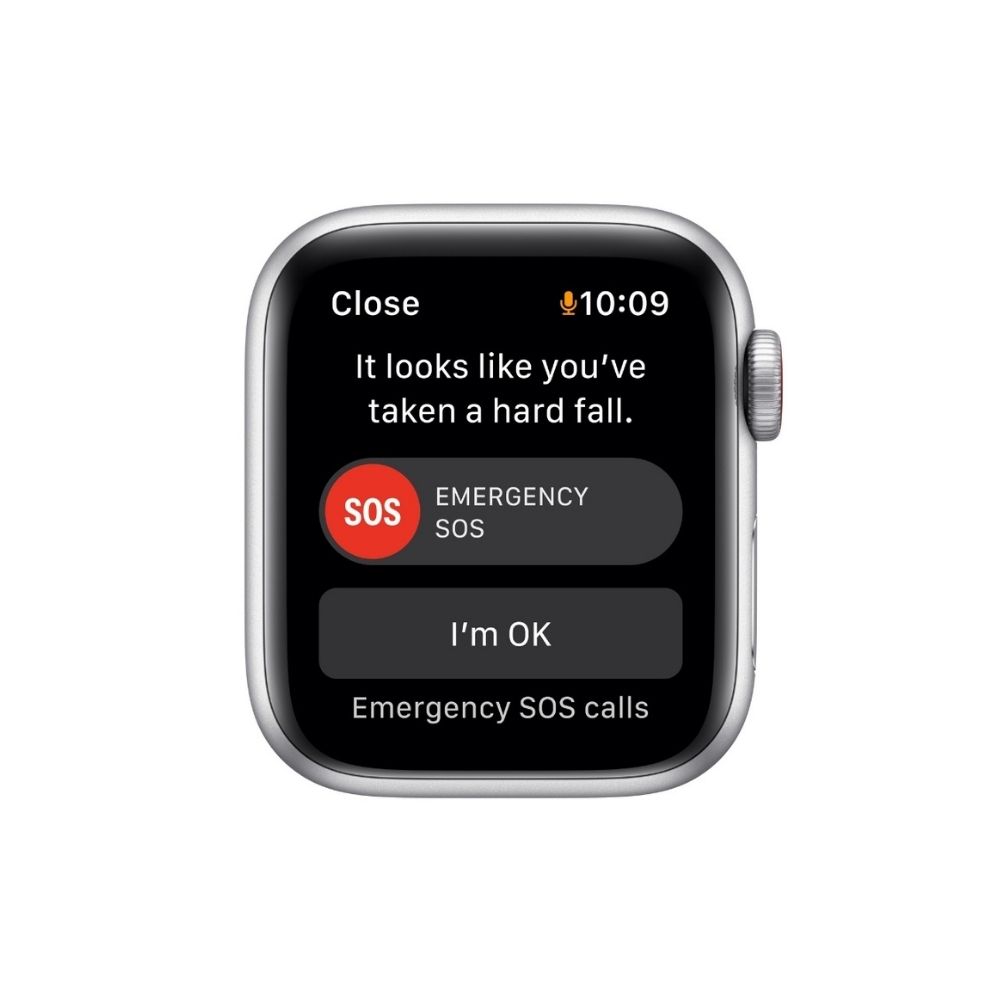 Apple Watch MKQW3HN/A  Aluminium Case  (Silver Strap, Regular)