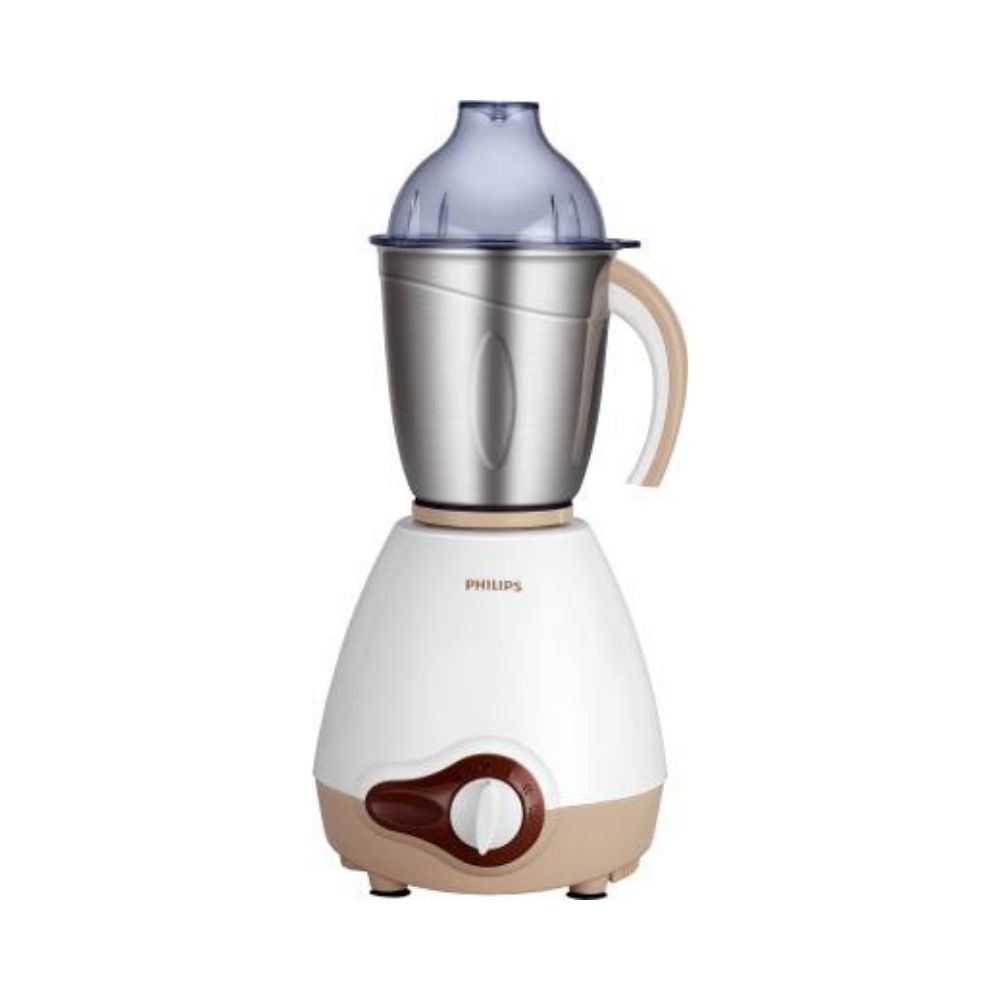 PHILIPS HL 1646/01 600 W Mixer Grinder (4 Jars, Silver, Brown)