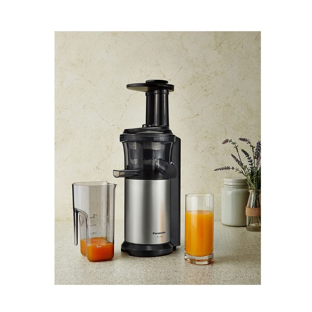 Panasonic MJ-L500 150-Watt Cold Press Slow Juicer (Silver)