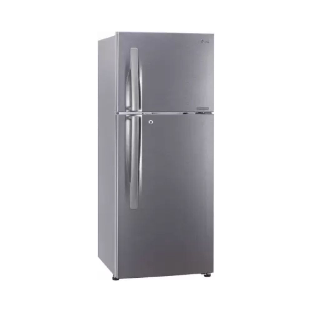 LG 260 L 2 Star Smart Inverter Frost-Free Double Door Refrigerator (GL-S292RDSY, Dazzle Steel, Convertible)
