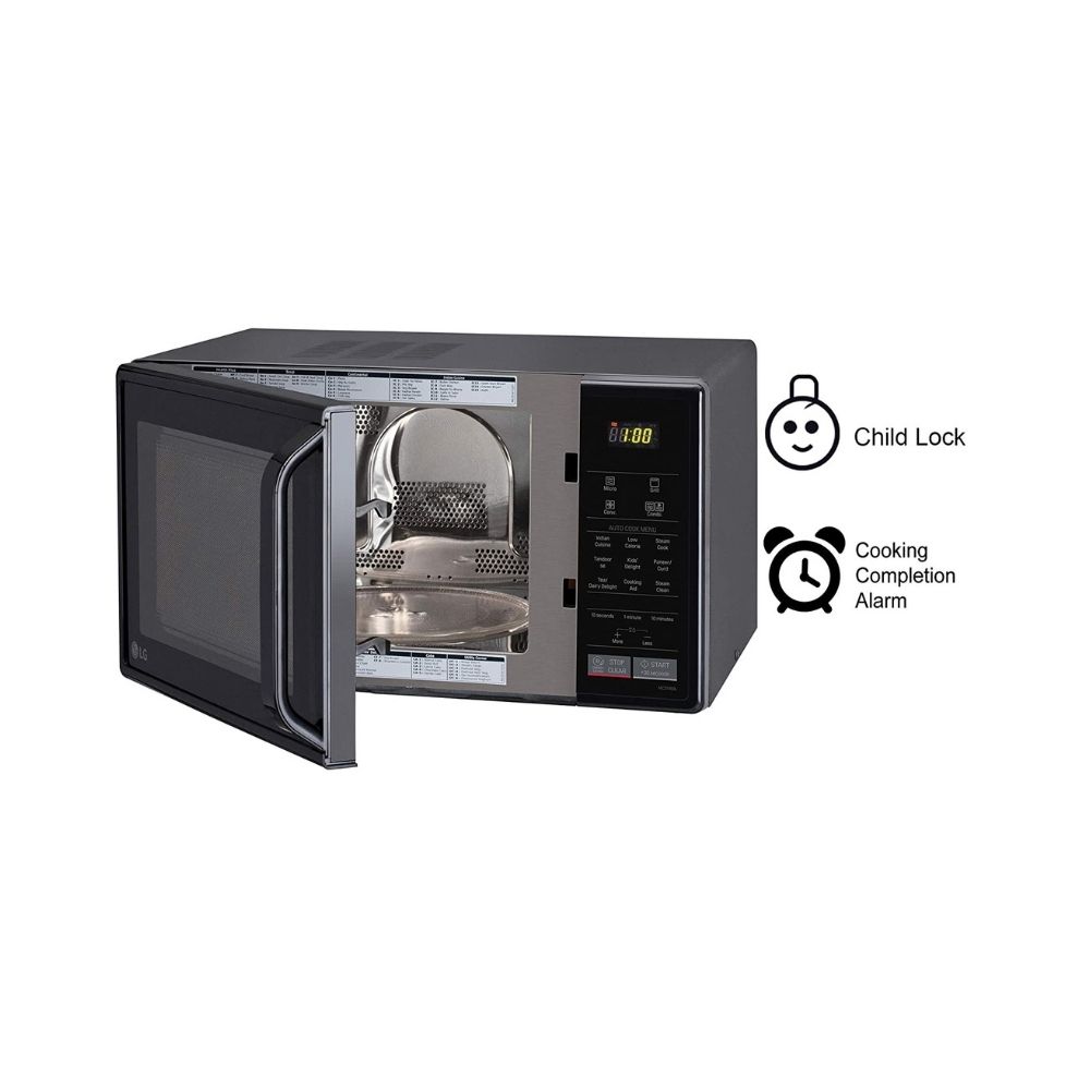 LG 21 L Convection Microwave Oven  (MC2146BG, BLACK) MC2146BG