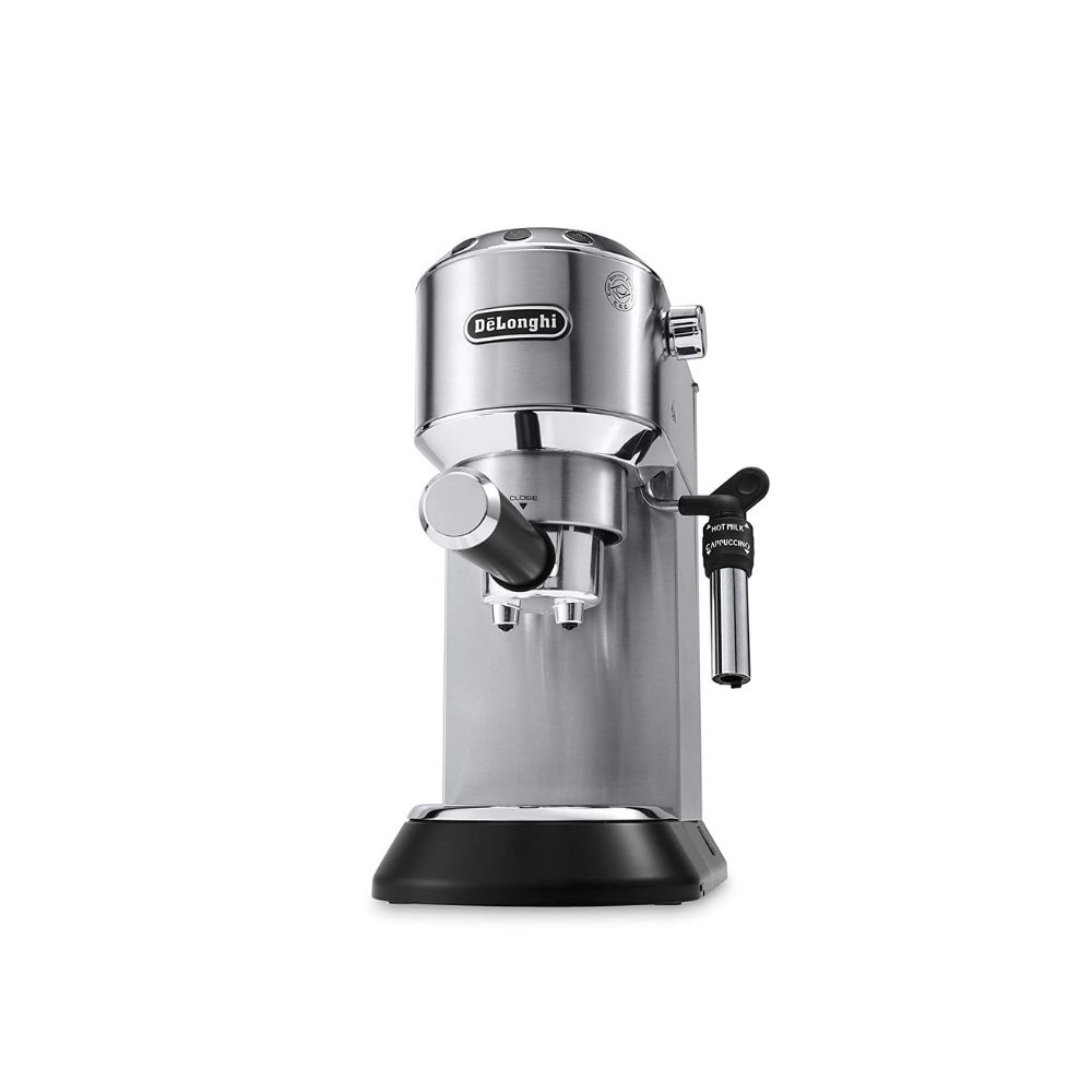 Delonghi 1300 W Semi-Automatic Expresso and Cappuccino Coffee Maker Metallic (EC685M)