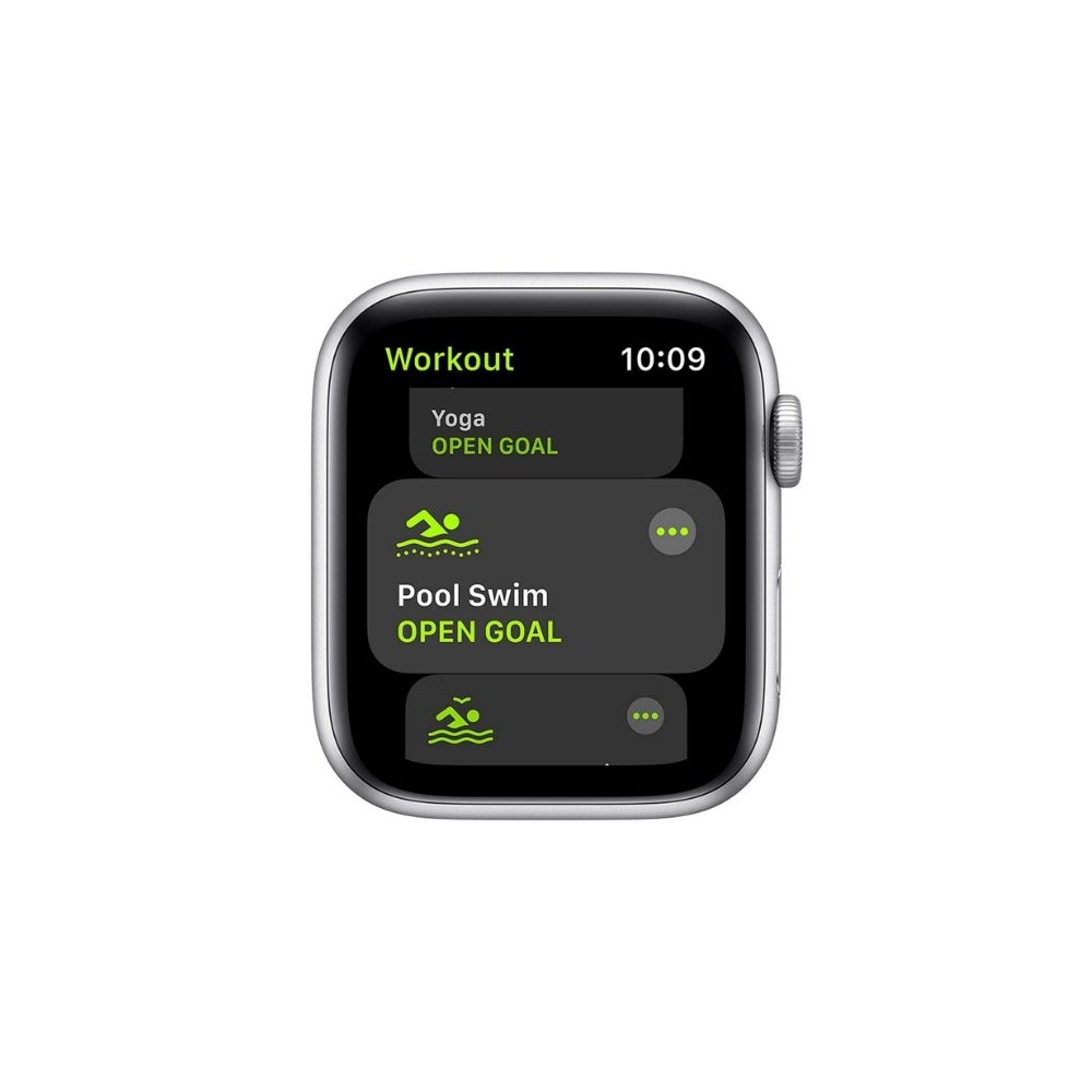 Apple Watch SE GPS + Cellular MYEV2HN/A 44 mm Silver Aluminium Case with White Sport Band
