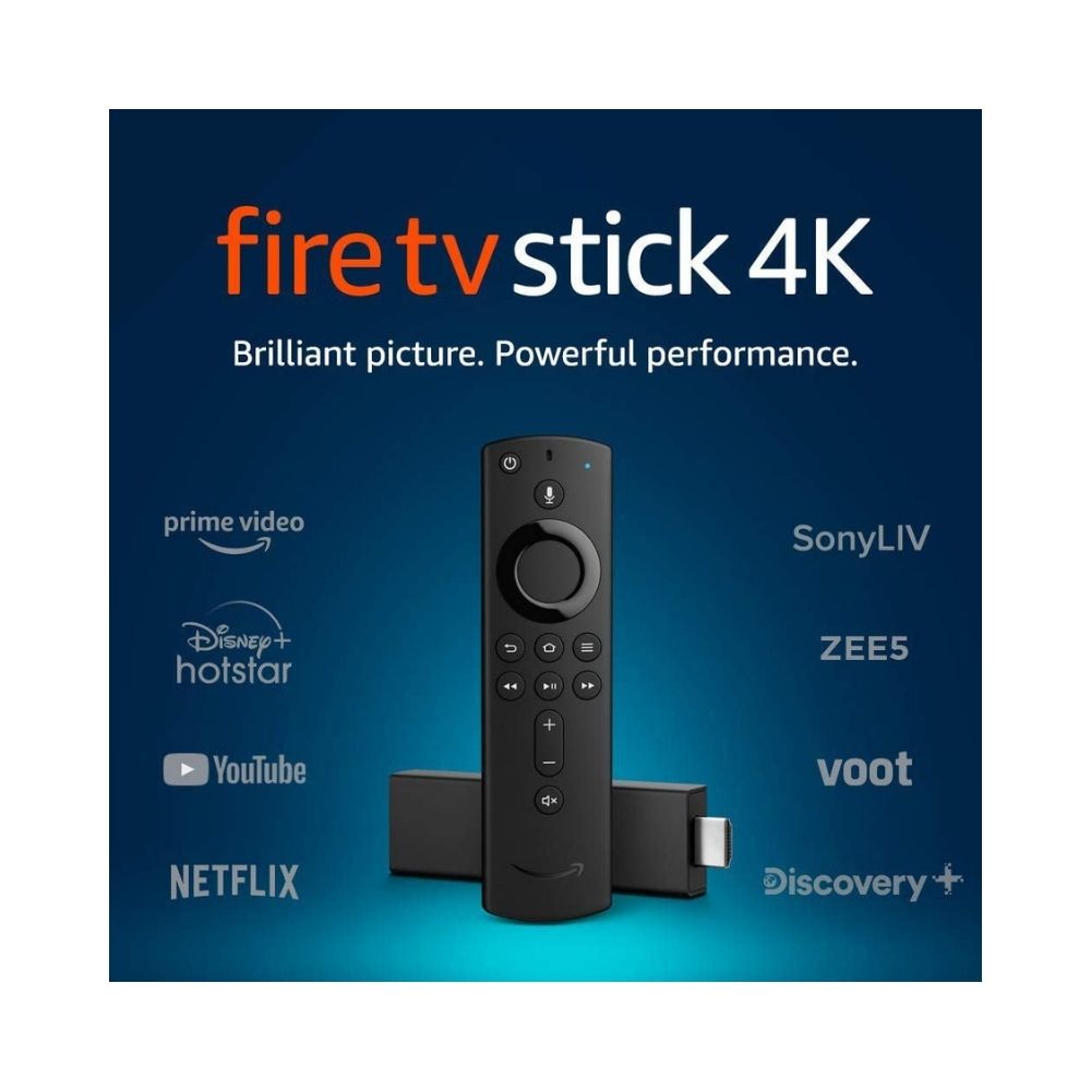 Fire TV Stick 4K with Alexa Voice Remote | Stream in 4K resolution