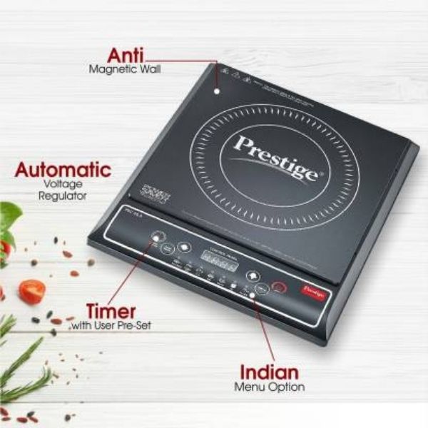 Prestige Atlas 1.0 Induction Cooktop  (Black, Push Button)