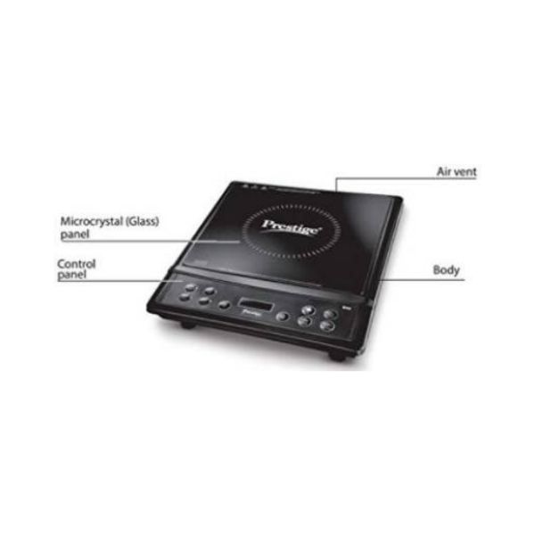Prestige Rio Induction Cooktop  (Black, Push Button)
