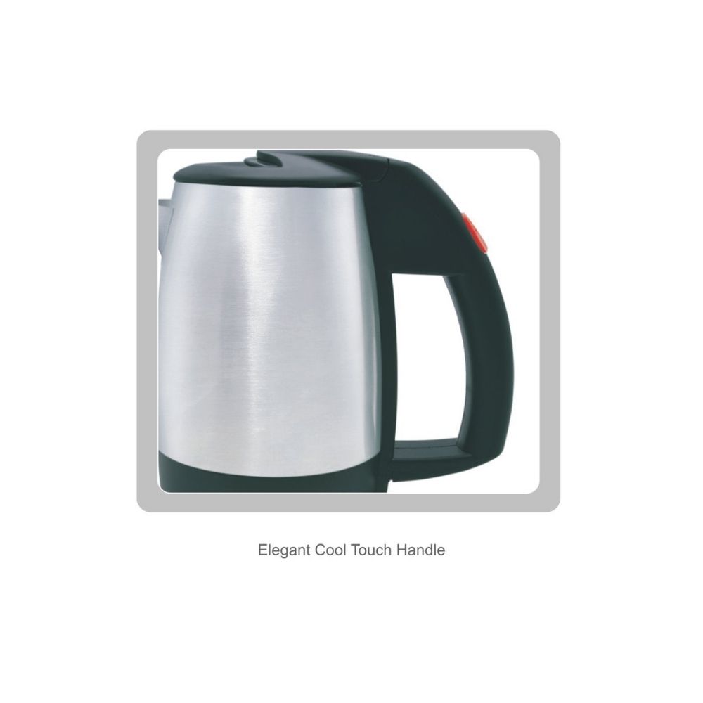 Inalsa Matrix 0.5-Litre Electric Kettle (Black/Silver)