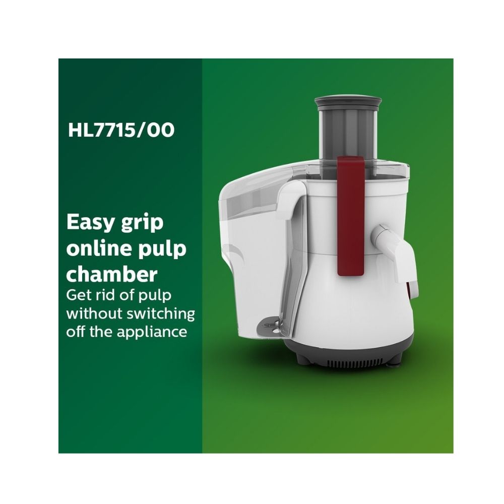 Philips HL7715/00 HL 7715 700 W Juicer Mixer Grinder (3 Jars, Red)