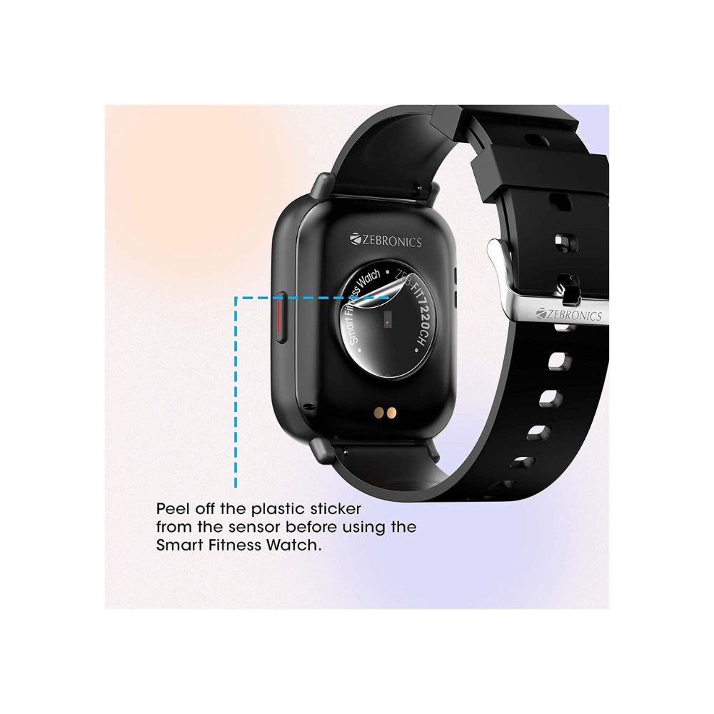 Zebronics ZEB-FIT7220CH Bluetooth Smart Watch,4.4cm (1.75