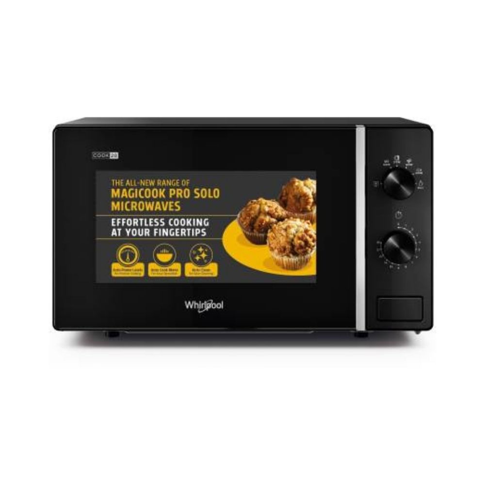 Whirlpool 20 L Solo Microwave Oven  (MAGICOOK PRO 20SM BLACK, Black)