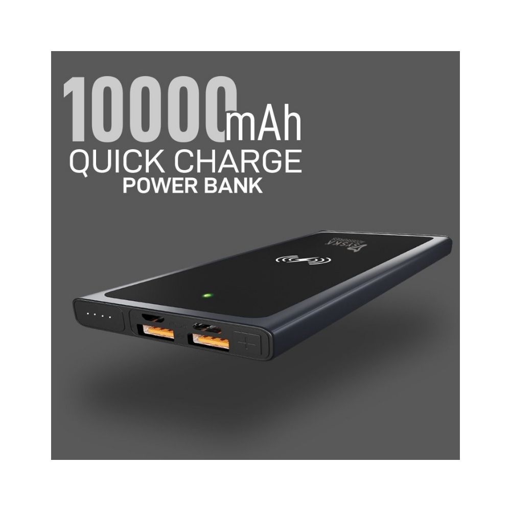 Syska 10000 mAh Wireless Power Bank WBP1002 (10 W, Fast Charging)