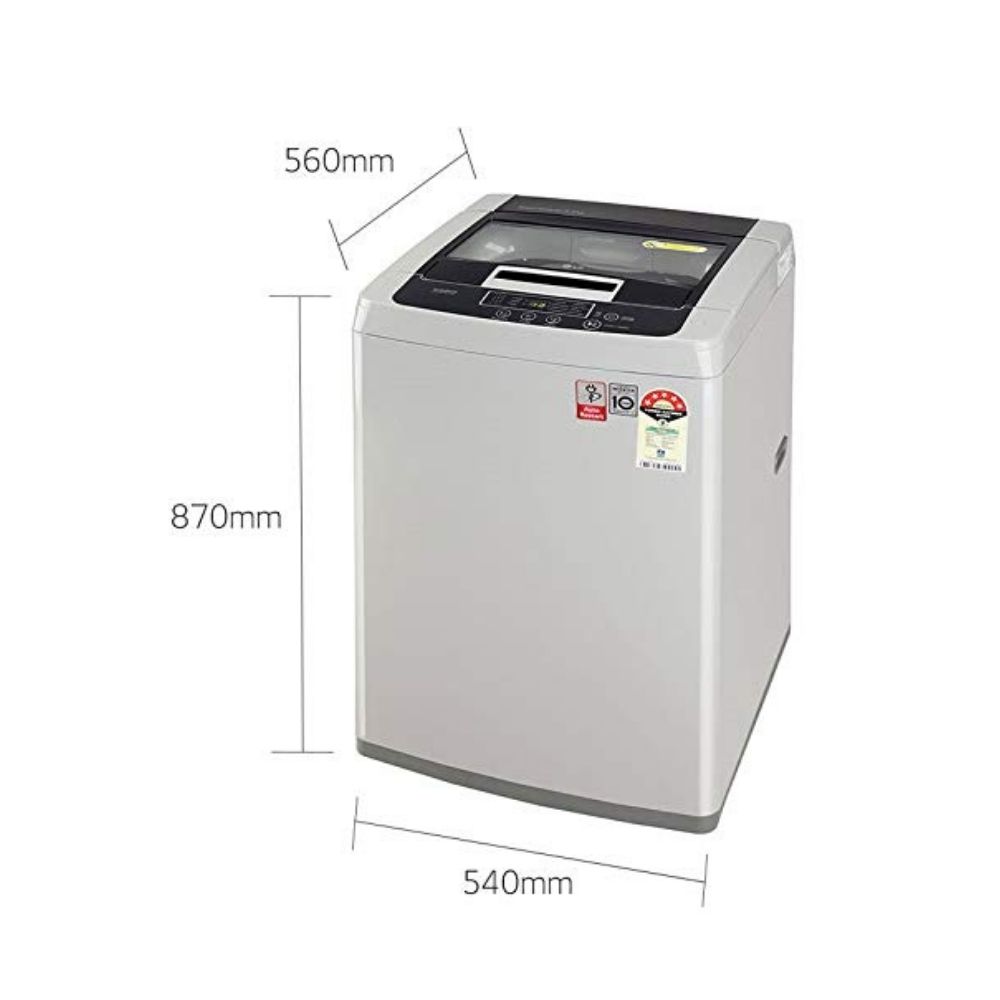 LG 6.5 Kg 5 Star Smart Inverter Fully-Automatic Top Loading Washing Machine T65SKSF1Z