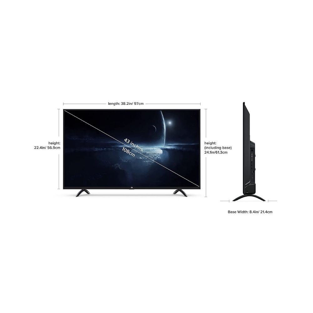 Mi 108 cm (43 Inches) 4K Ultra HD Android Smart LED TV 4X