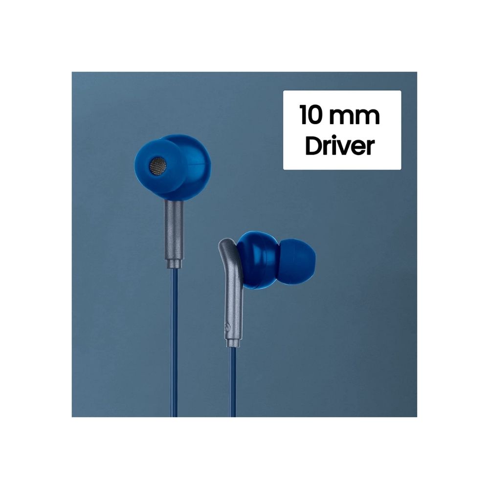 Zebronics Zeb-Bro in Ear Wired Earphones(Blue)