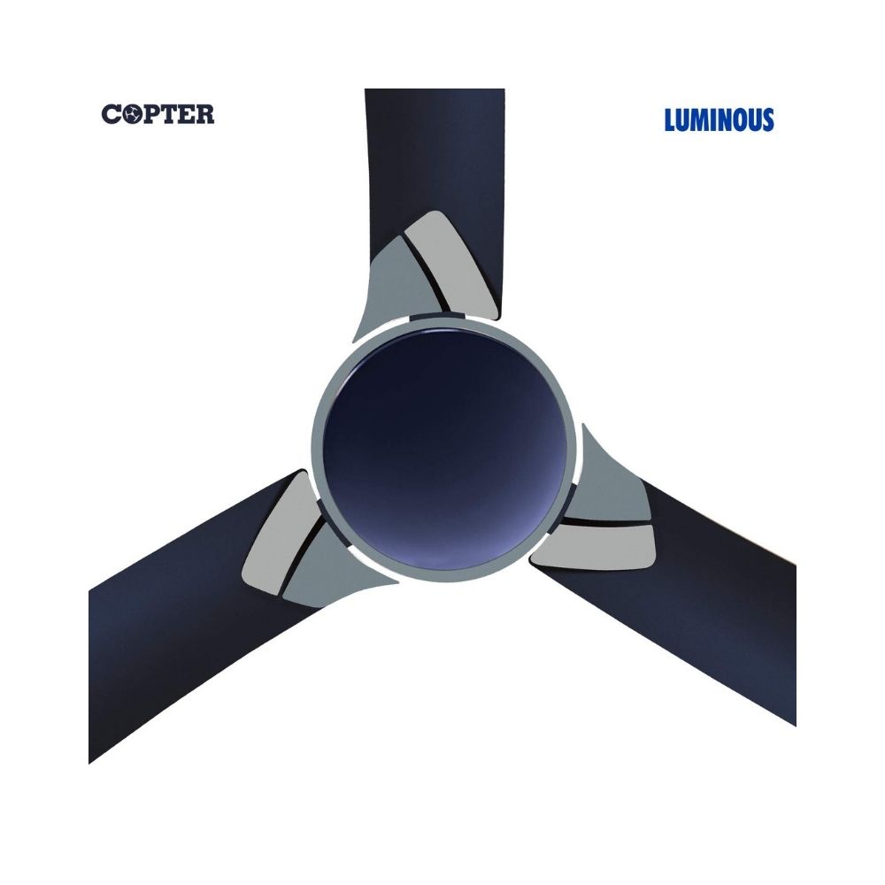 Luminous Deco Premium Copter 1200mm Ceiling Fan (Silent Blue)