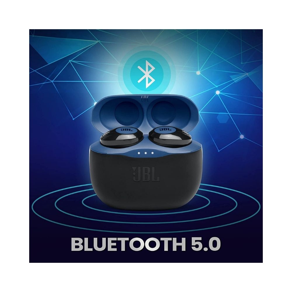 JBL Tune 125TWS Bluetooth Earbuds  (Black)
