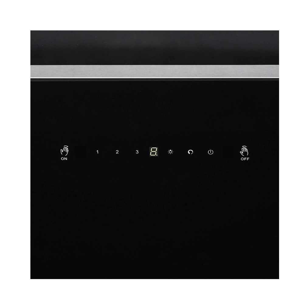 Faber 60 cm 1500 m³/hr angular Kitchen Chimney (HOOD APEX FLHC SC BK 60, Filterless technology, Touch Control, Black)