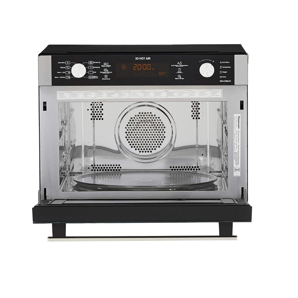 Panasonic 34 L Convection Microwave Oven (NN-CD86JBFDG, Black, With Starter Kit)