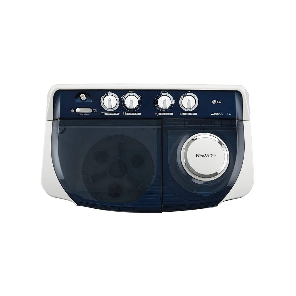 LG 7 KG Semi Automatic Top Load Washing Machine Dark Blue (P7520NBAZ)