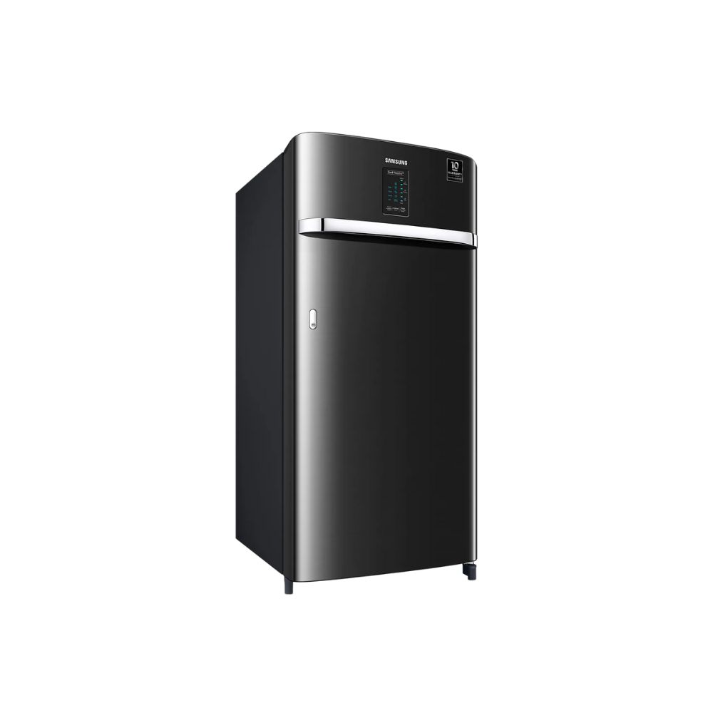 Samsung 192 L 3 Star Inverter Direct cool Single Door Refrigerator (RR21A2J2YBX/HL) Luxe Black