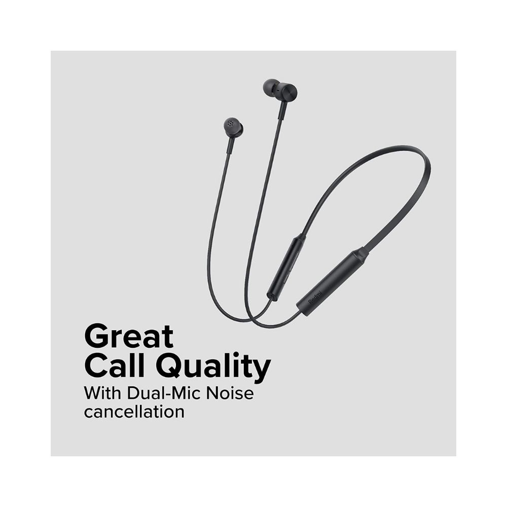 Redmi SonicBass Wireless Bluetooth in Ear Earphones with Mic (Black)