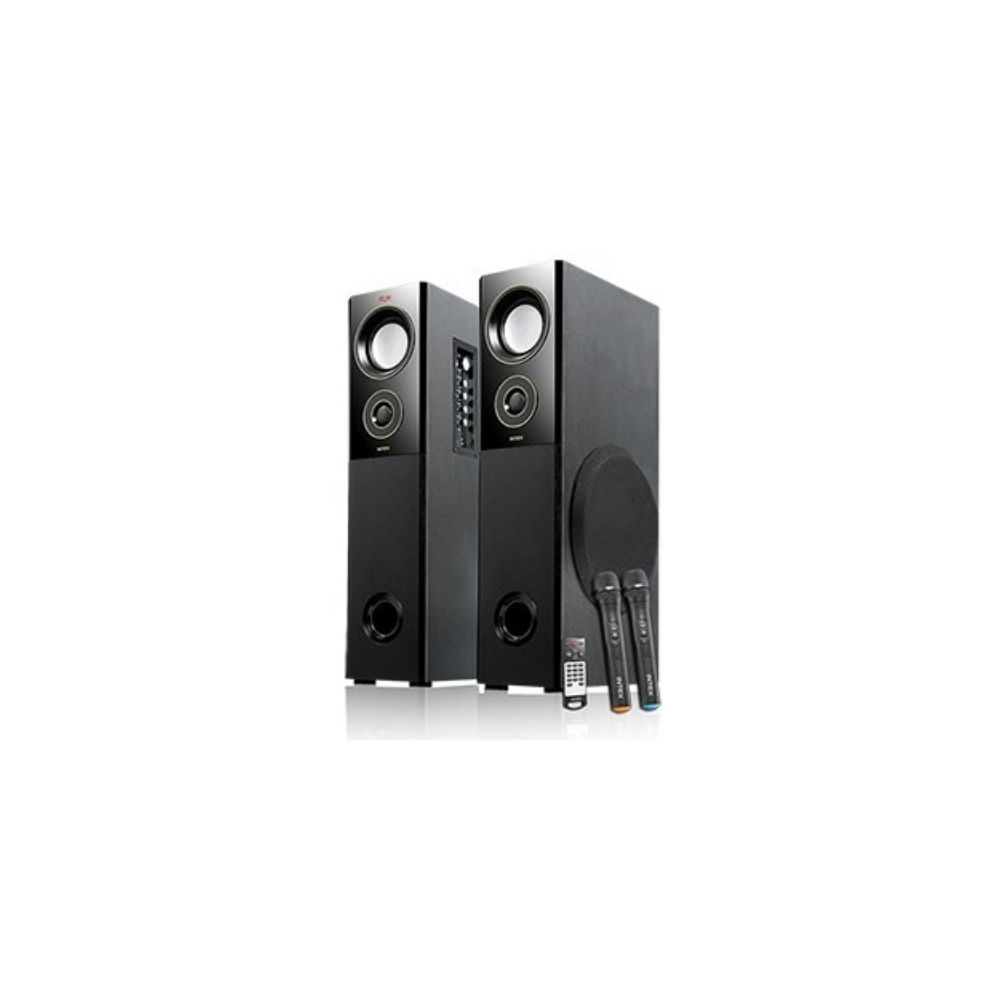 Black Intex TW XM 11800 TUFB 16.2 kg Tower Speaker