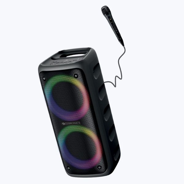 Zebronics Speaker Barrel 200 40 W Bluetooth PA Speaker (Black, Stereo Channel)