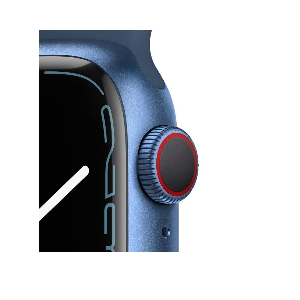 Apple Watch Series 7 MKHU3HN/A GPS + Cellular 41mm Smart Watch (Blue)