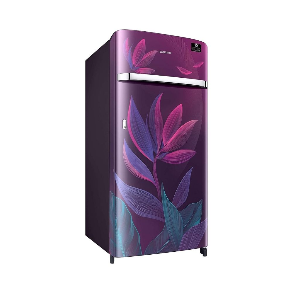 Samsung 198 L 5 Star Inverter Direct-Cool Single Door Refrigerator (RR21T2G2W9R/HL, Paradise Purple)