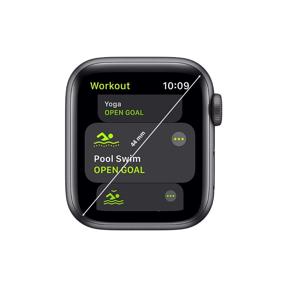 Apple Watch SE GPS + Cellular MYF12HN/A 44 mm Space Grey Aluminium Case with Charcoal Sport Loop