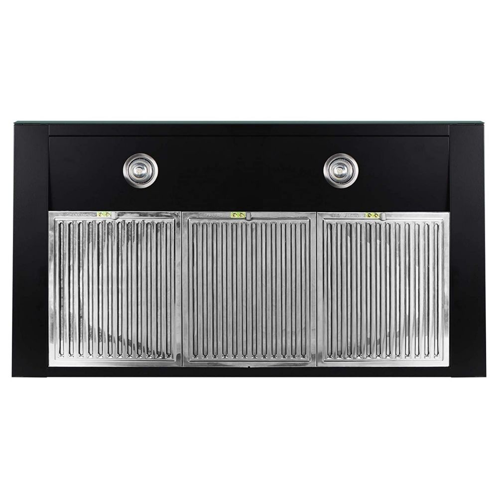 Faber 90 cm 1350 mHR Box-Type Kitchen Chimney Hood STILUX 3D PLUS MAX T2S2 BK TC 90 3 Baffle Filters Touch Control Black