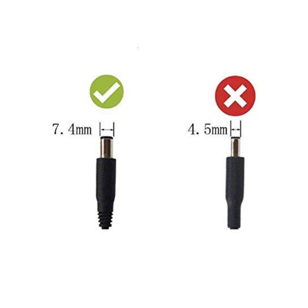 65W Laptop Adapter AC DC Charger for Dell Inspiron 6TM1C Power Charger with LED Light Indication PSU (Without Cable)LA65NS2-01