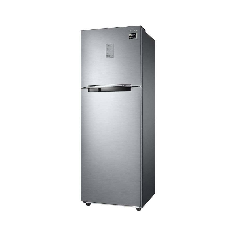 Samsung 275 L 3 Star with Inverter Double Door Refrigerator (RT30T3743SL/HL, Real Stainless)