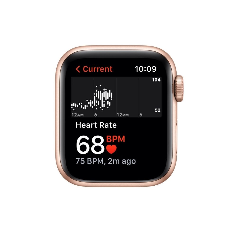Apple Watch MKQY3HN/A  Aluminium Case  (Gold Strap, Regular)