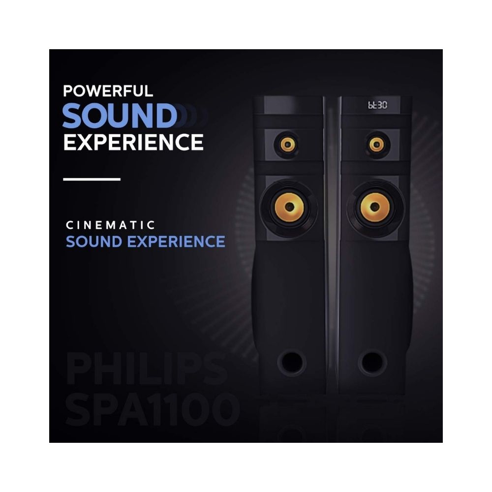 Philips Audio Tower Speaker SPA1100/94, 100W, with Speaker