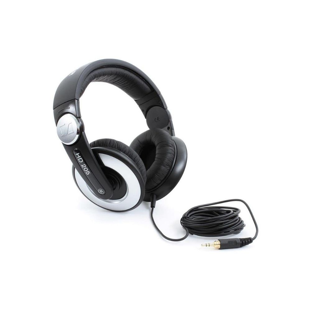 Sennheiser HD 205 II Wired without Mic Headset (Black, On the Ear)