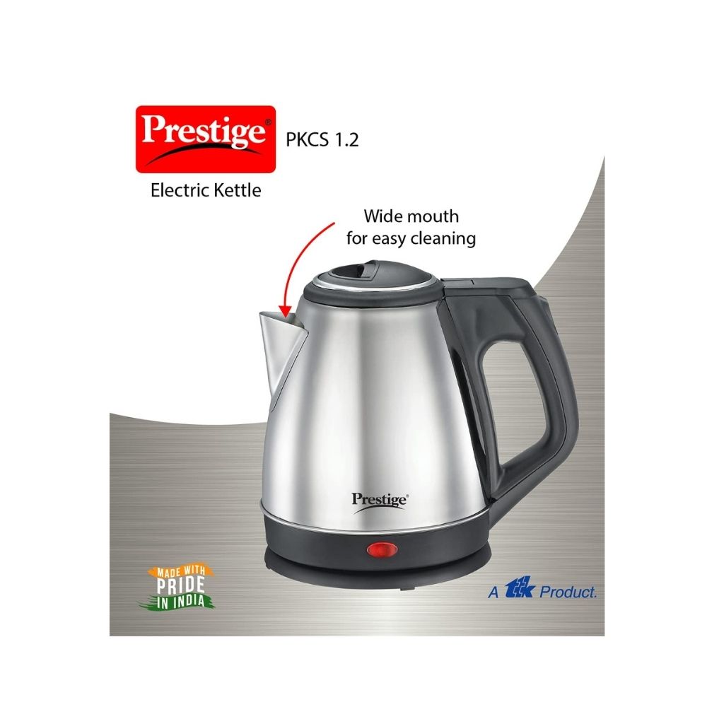 Prestige PKCS 1.2 Electric Kettle  (1.2 L, Silver)