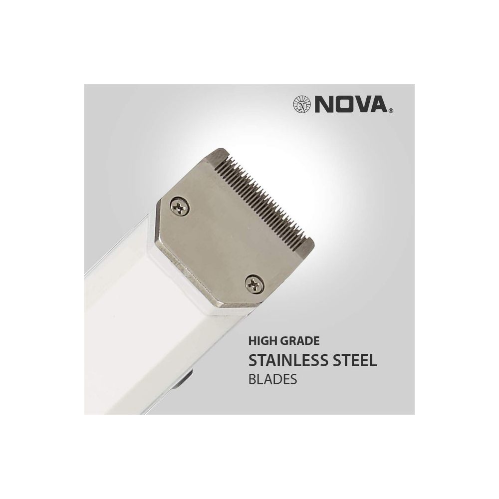 Nova NHT - 1047 Pro Skin Rechargeable Cordless 30 Minutes Runtime Beard Trimmer