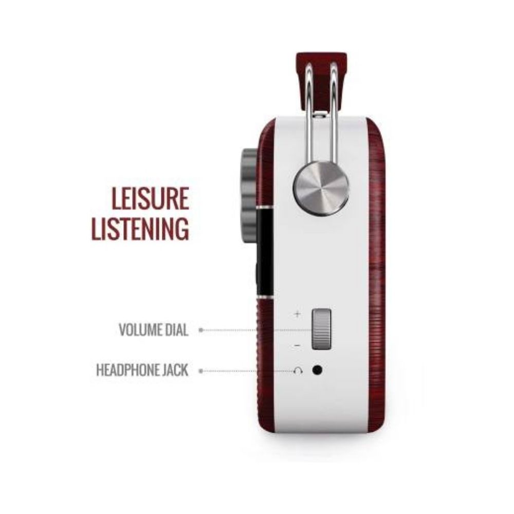 Saregama Carvaan Marathi 6 W Bluetooth Home Theatre  (Cherrywood Red, Stereo Channel)