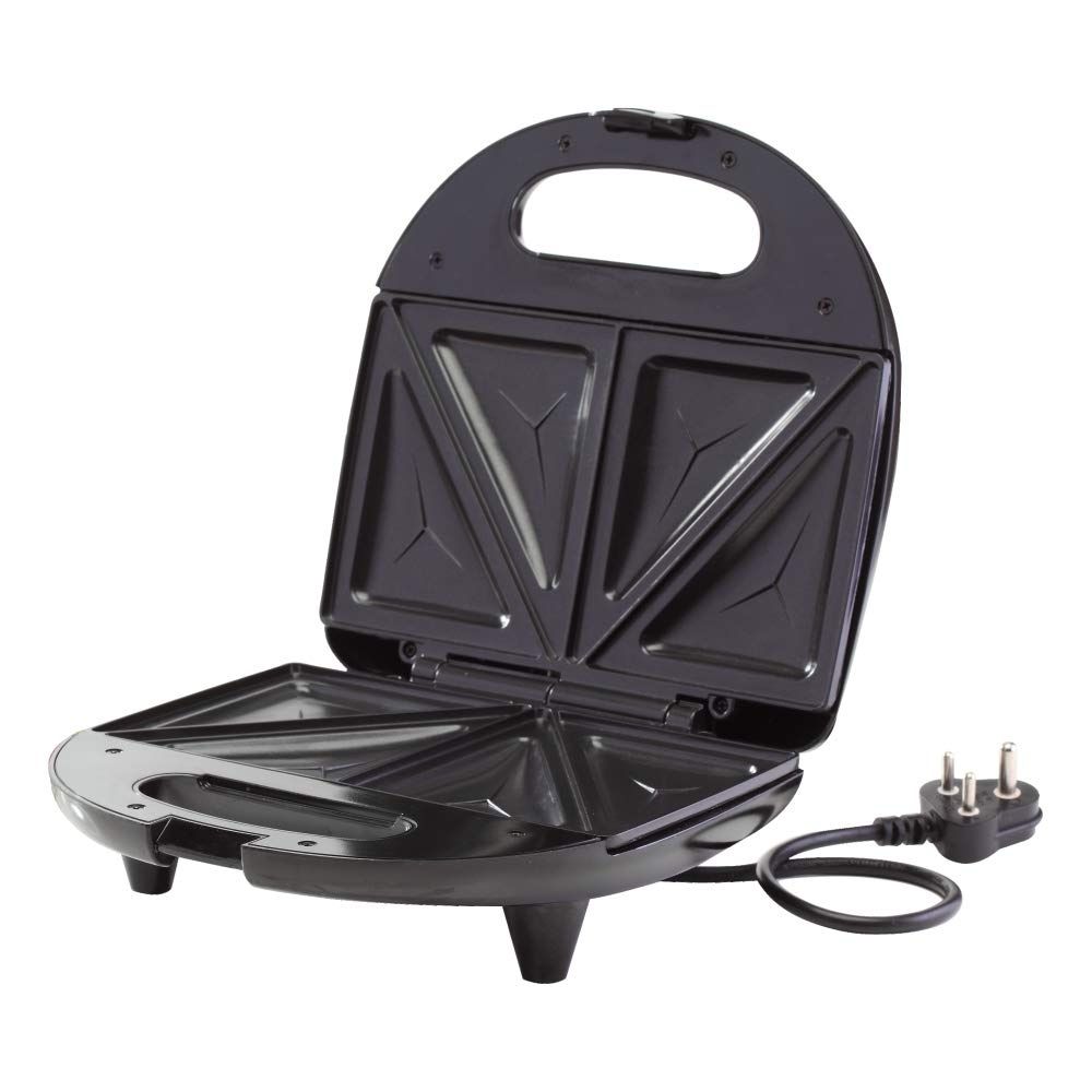 Borosil Neo 700-Watt Grill Sandwich Maker (Black)