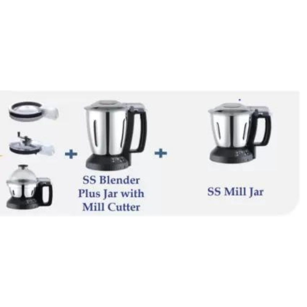 Panasonic MONSTER AE375 750 Mixer Grinder (3 Jars, Blue)